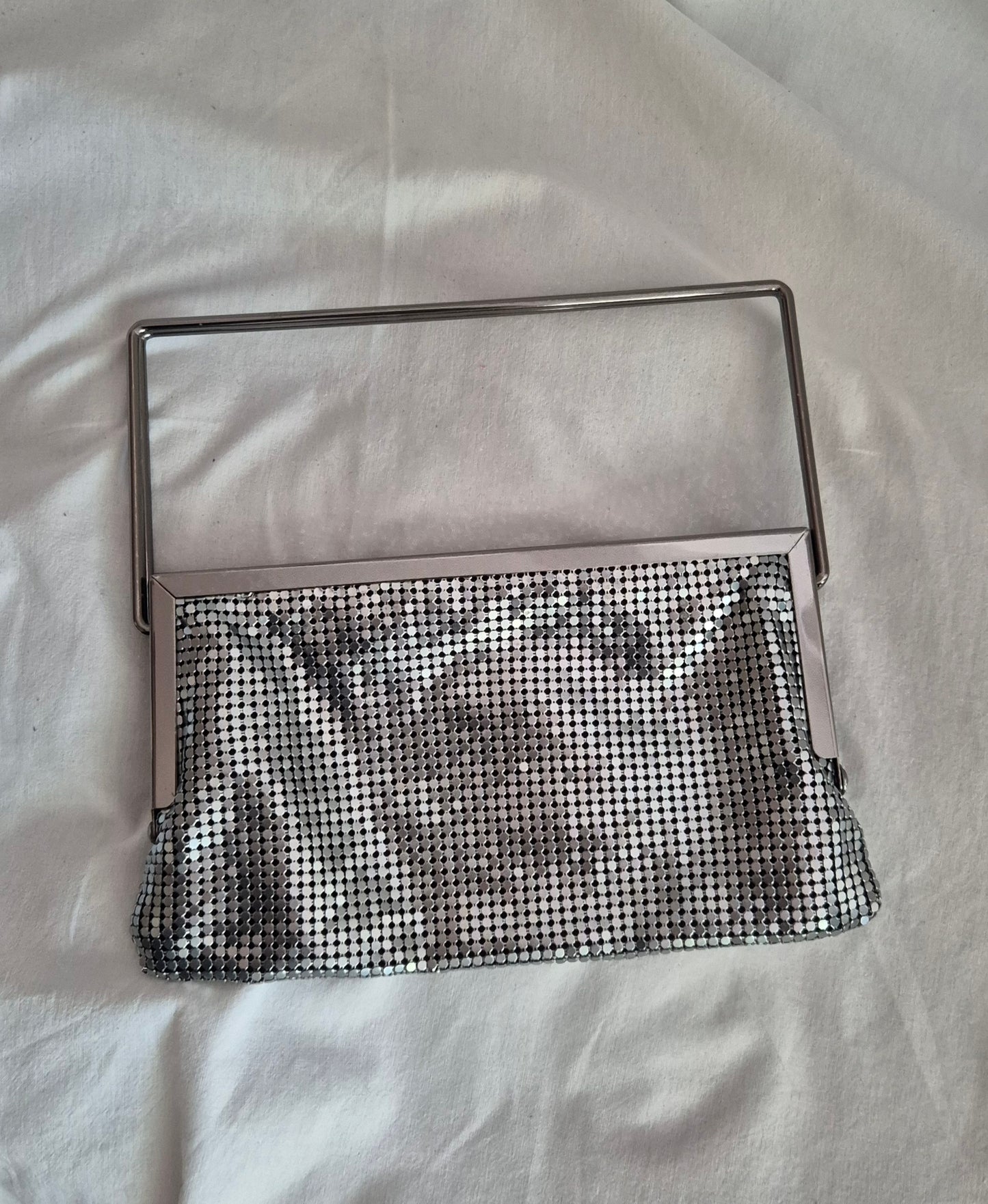 ZARA metalna mesh torba, nova
