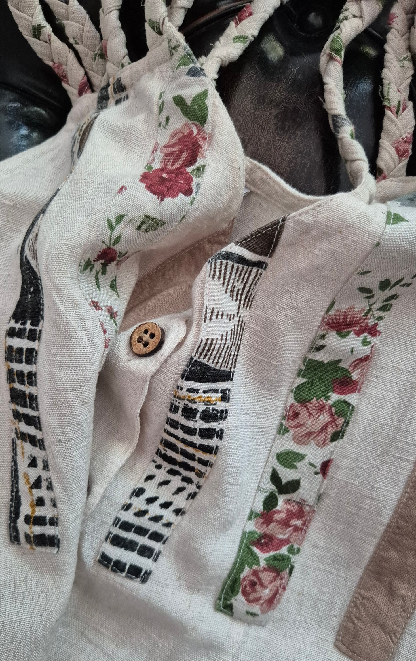 vintage cottage core/ rustikalni top