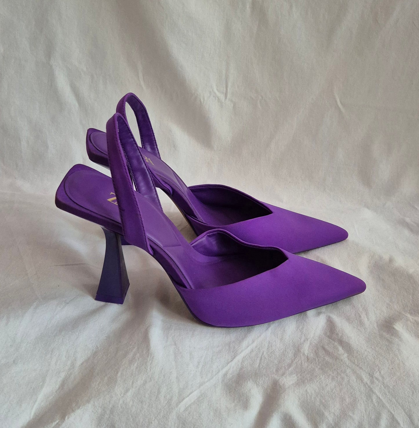 ZARA ljubičaste slingback cipele, 39