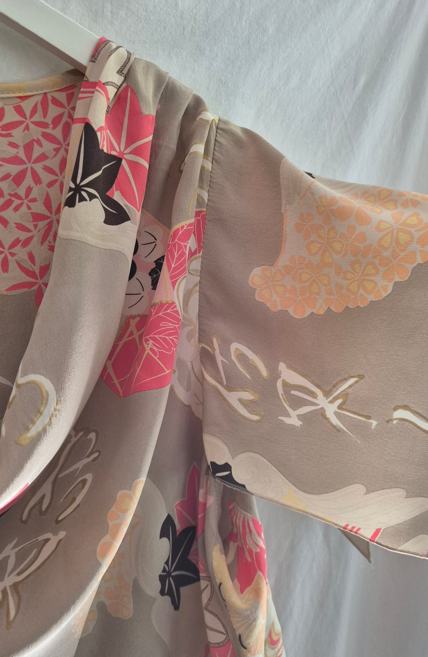 vintage bluza posebnog lepršavog kroja, svila