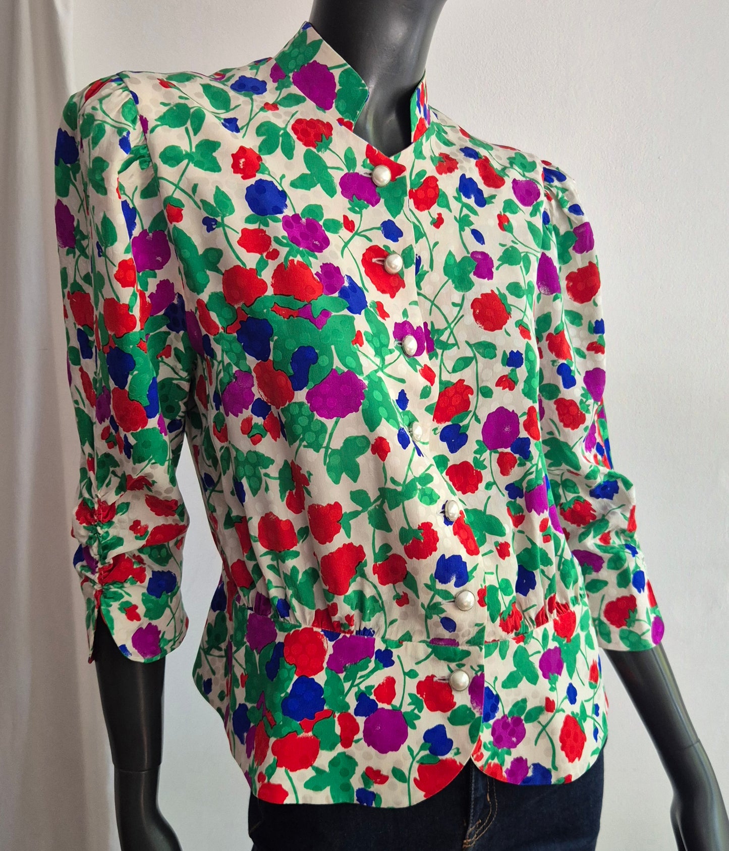 savršen vintage top, svila, nov 🌶