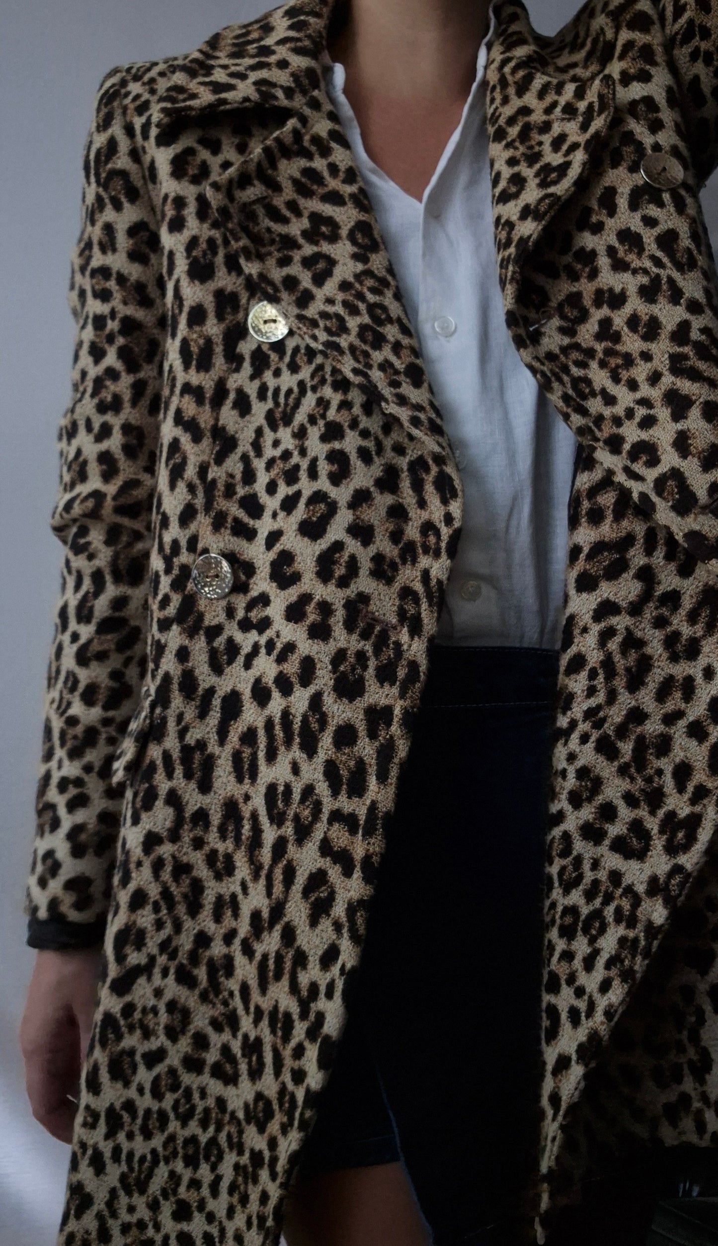ZARA leopard mantil/lagani kaput
