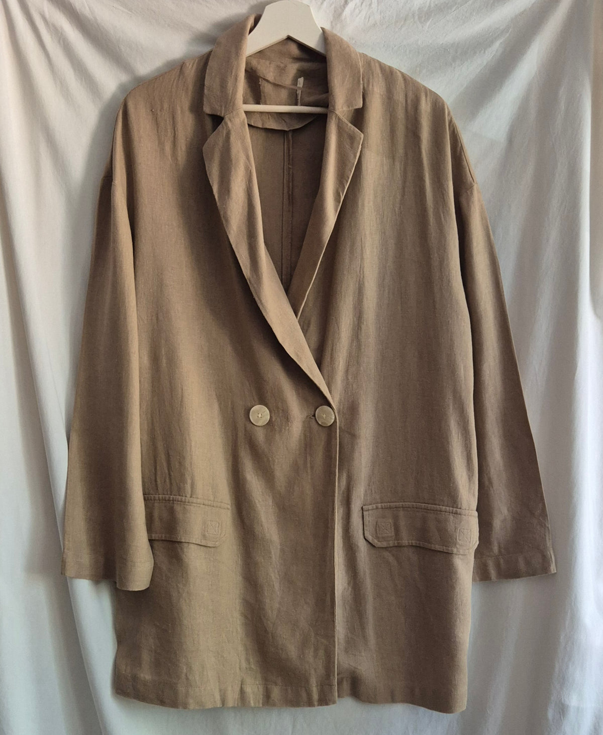 laneni oversize blejzer/mantil