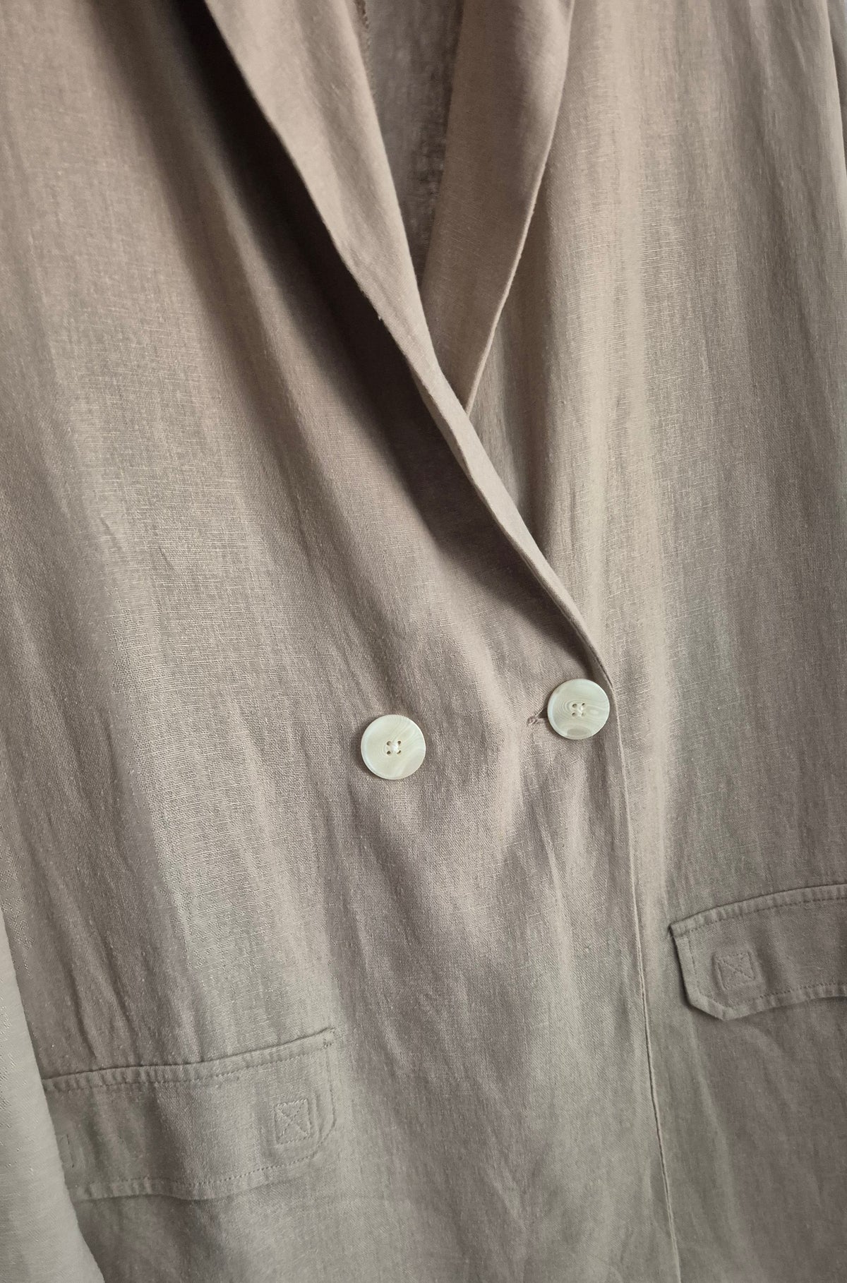 laneni oversize blejzer/mantil