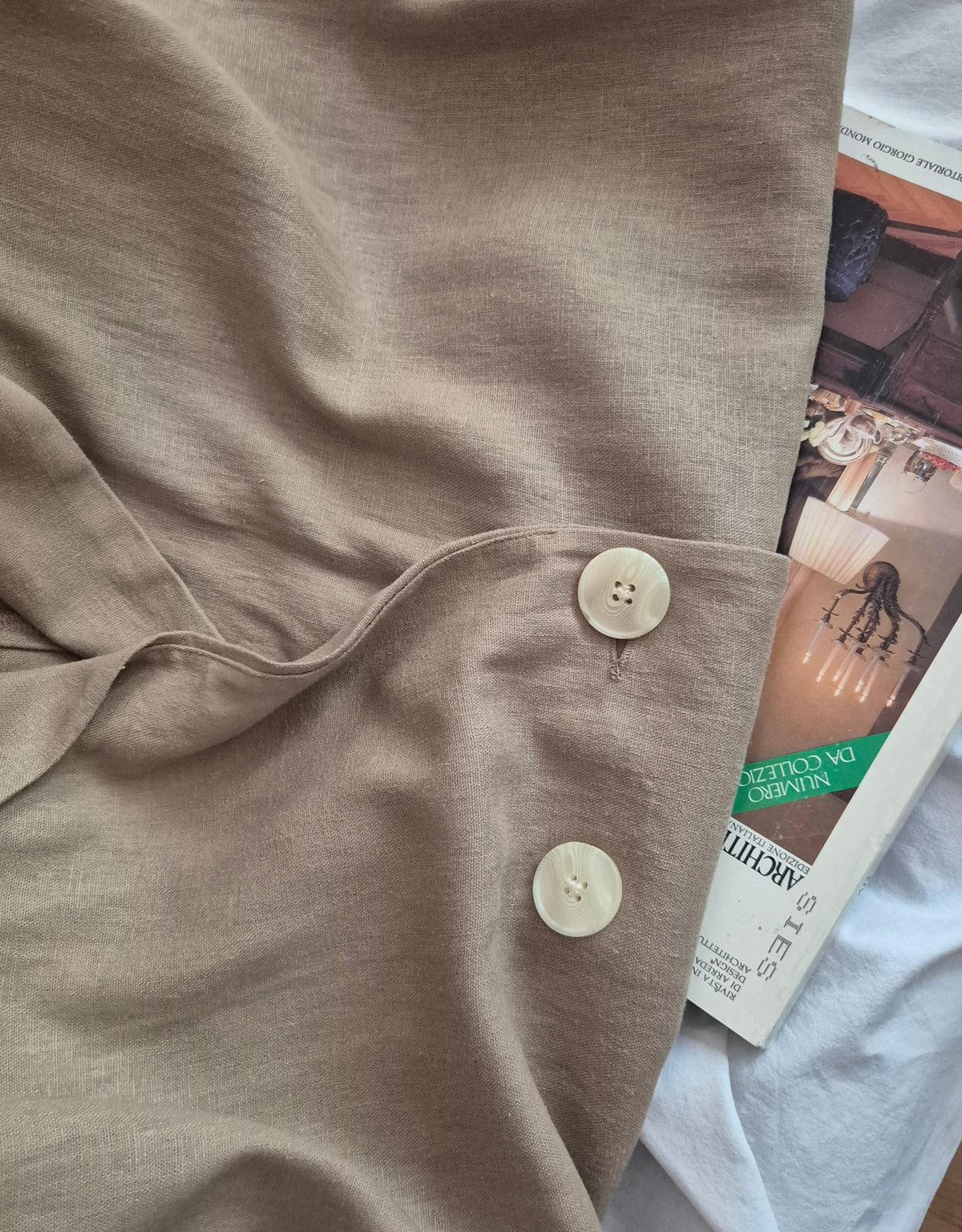 laneni oversize blejzer/mantil