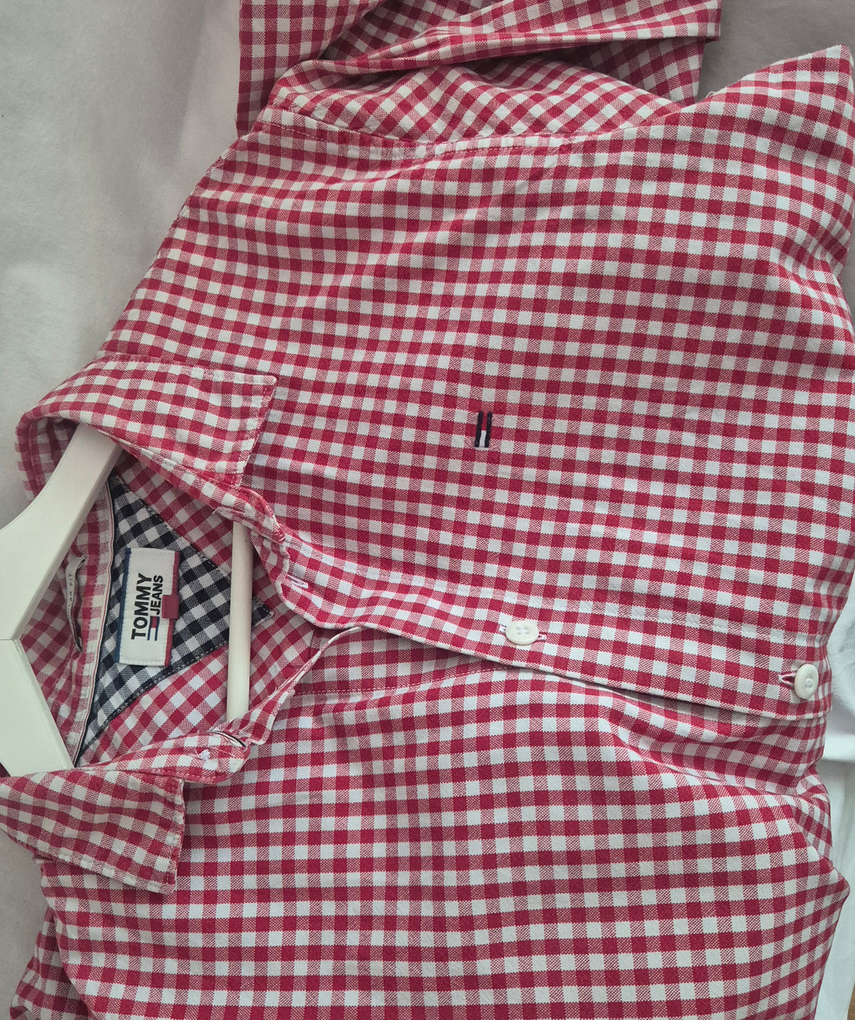 TOMMY HILFIGER gingham košulja, pamuk