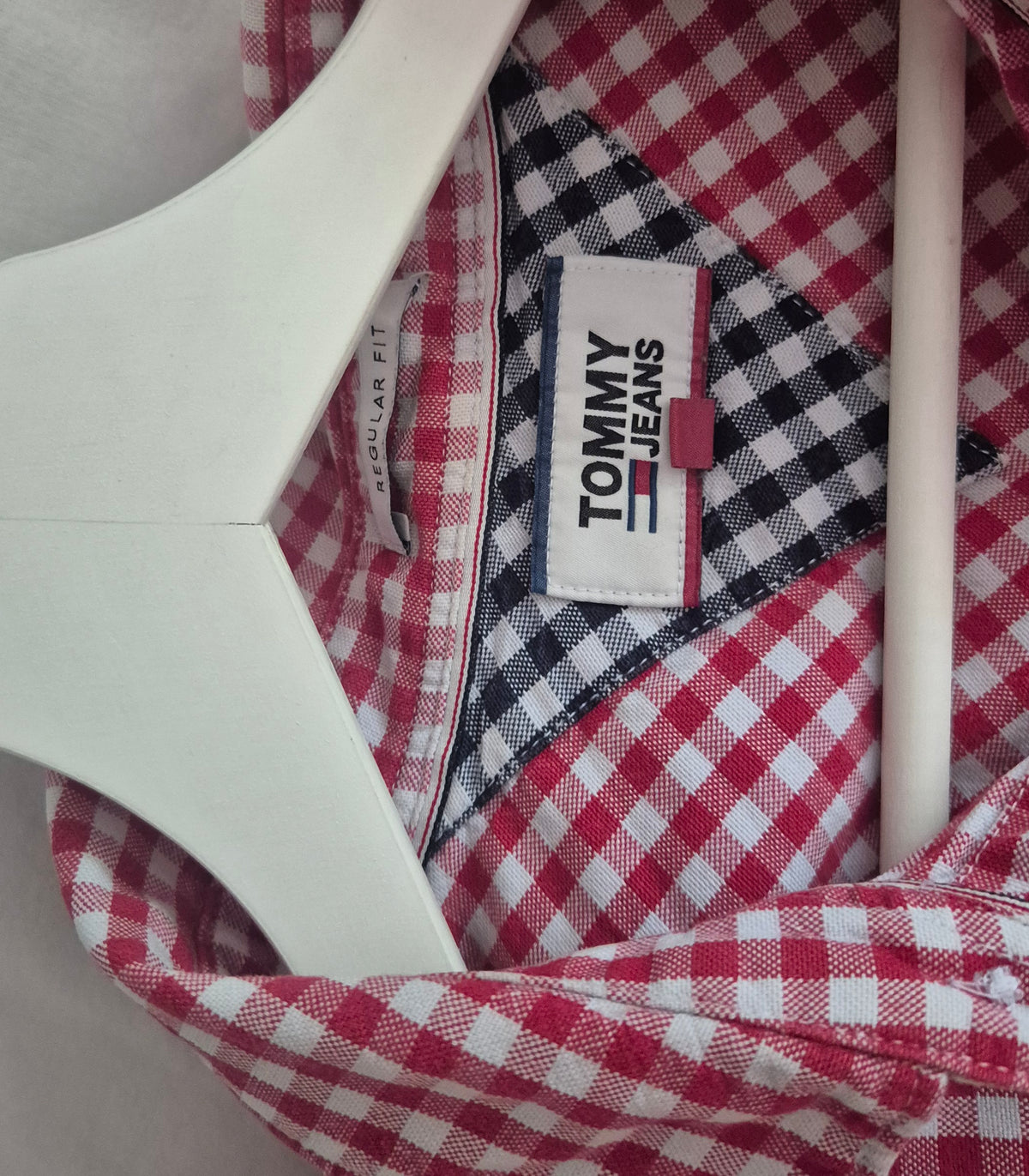 TOMMY HILFIGER gingham košulja, pamuk