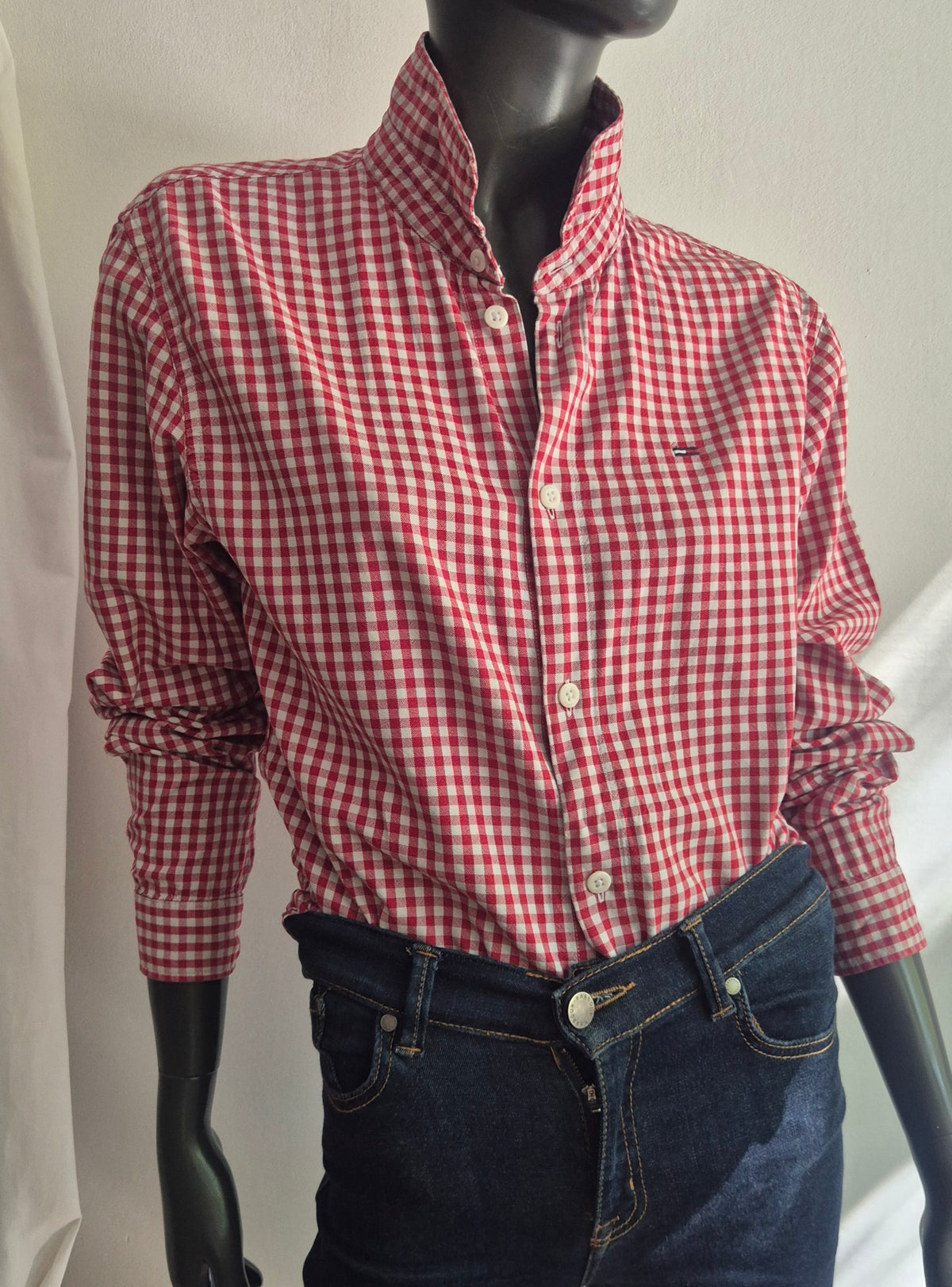 TOMMY HILFIGER gingham košulja, pamuk