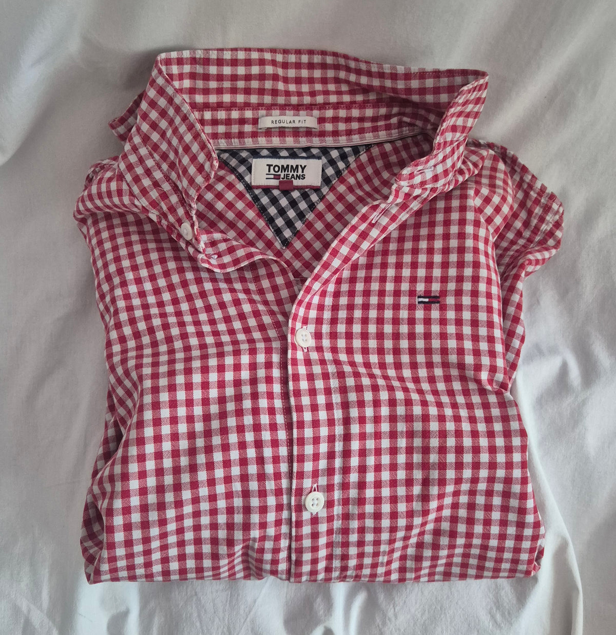 TOMMY HILFIGER gingham košulja, pamuk