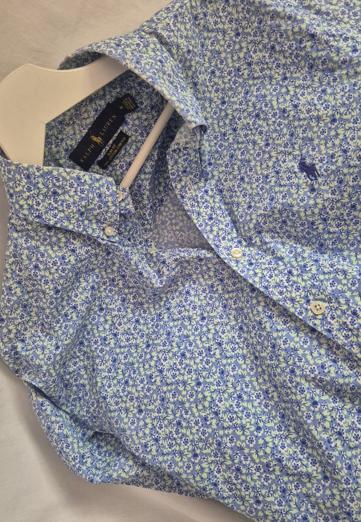 RALPH LAUREN košulja s uzorkom, pamuk, nova