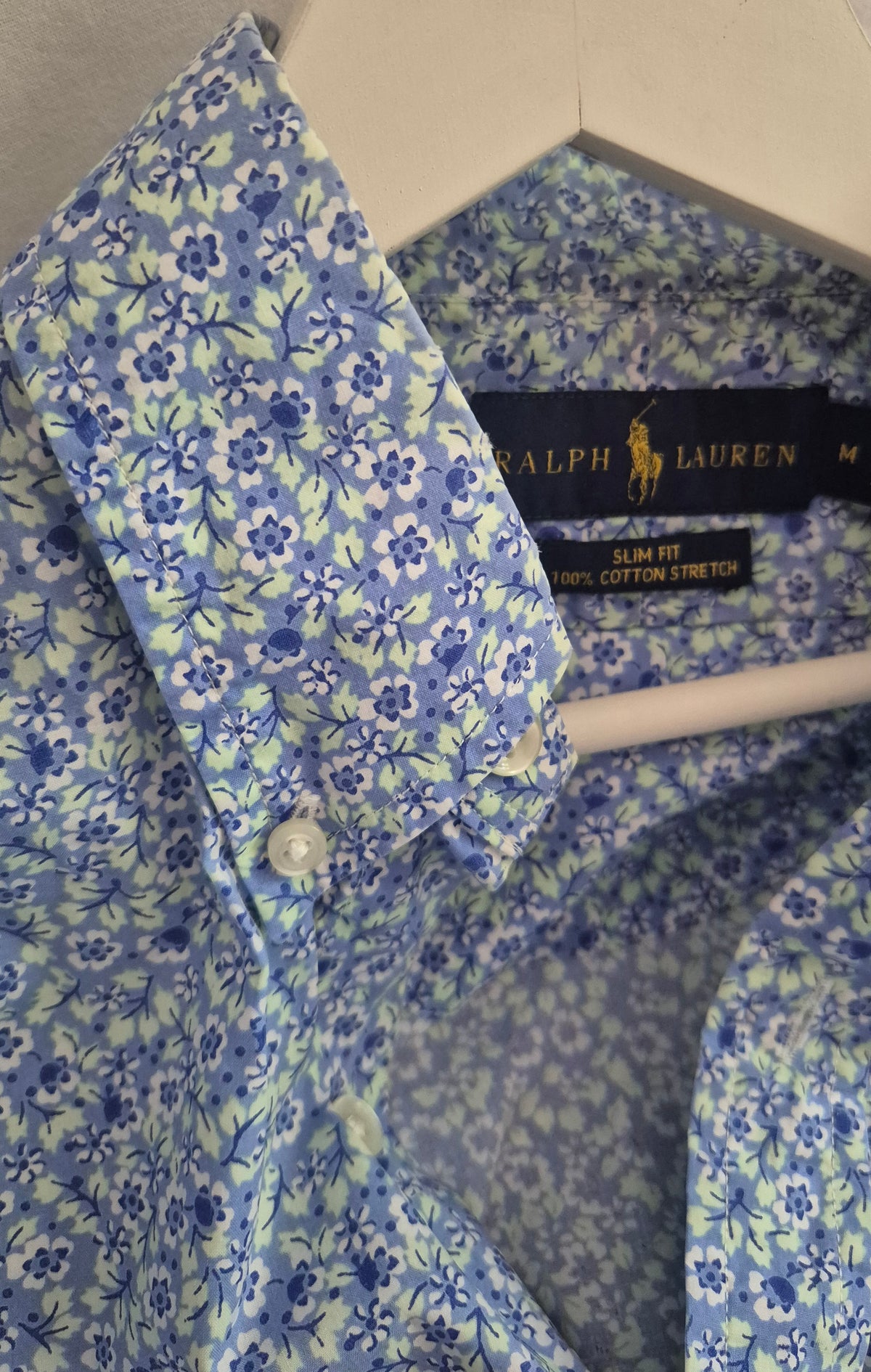 RALPH LAUREN košulja s uzorkom, pamuk, nova