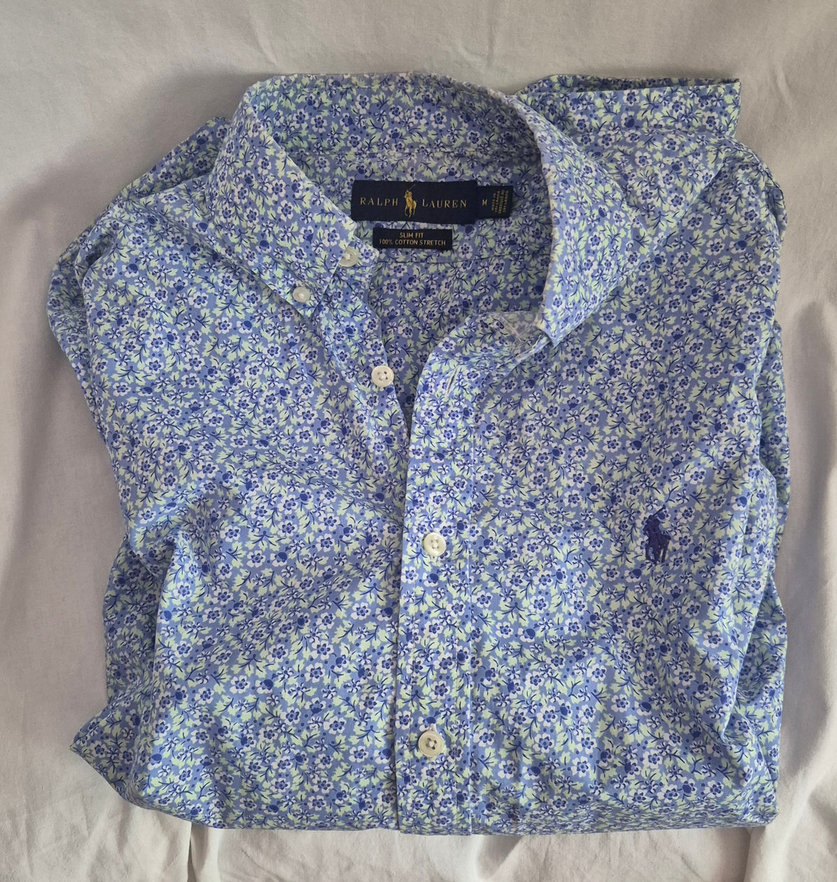 RALPH LAUREN košulja s uzorkom, pamuk, nova