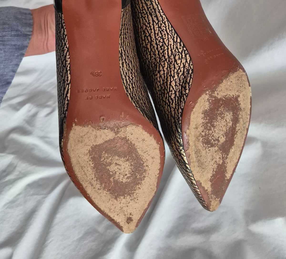 MARC JACOBS gležnjače, 38.5/38, koža