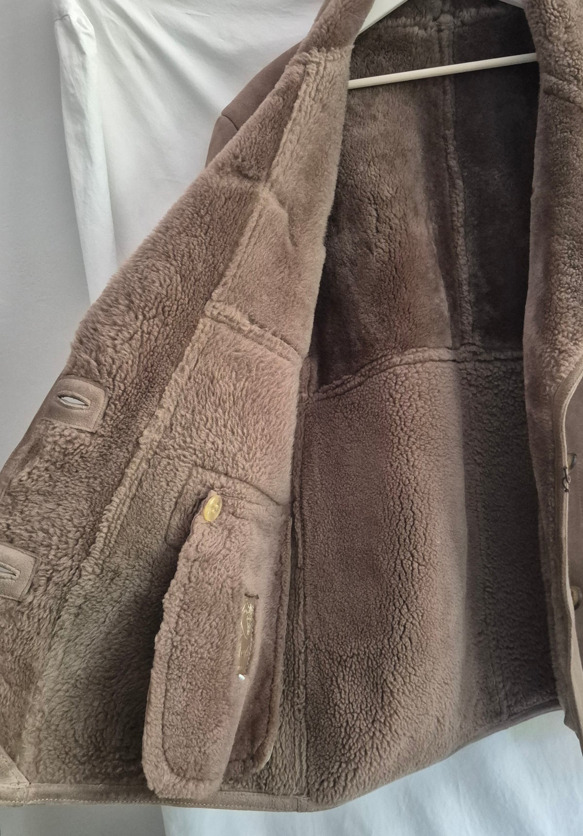 vintage kvalitetna shearling jakna/kaput