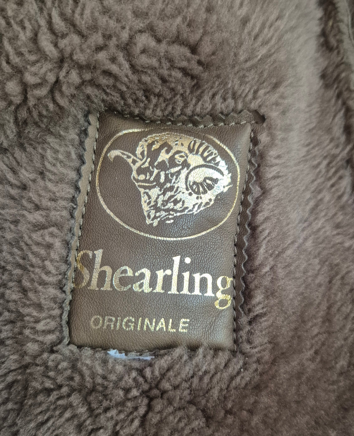 vintage kvalitetna shearling jakna/kaput