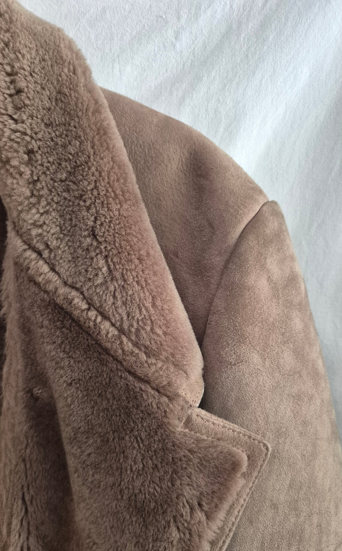 vintage kvalitetna shearling jakna/kaput