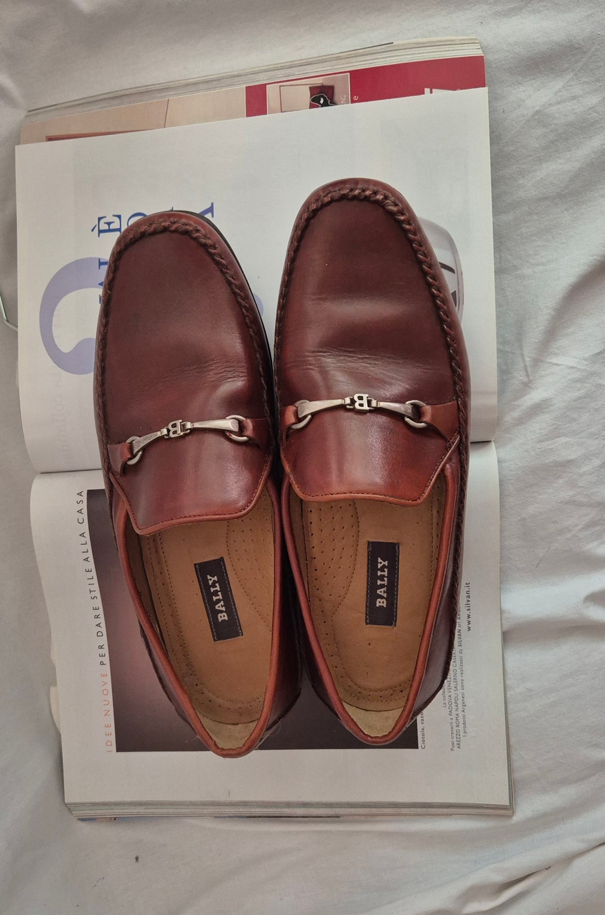 BALLY kožne mokasinke (za muškarce)