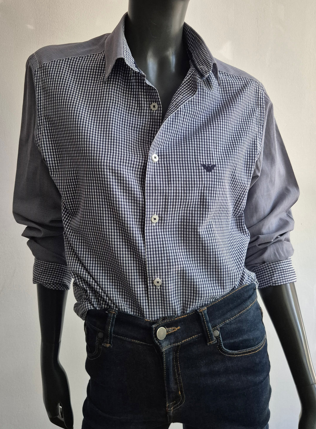 ARMANI gingham košulja, pamuk