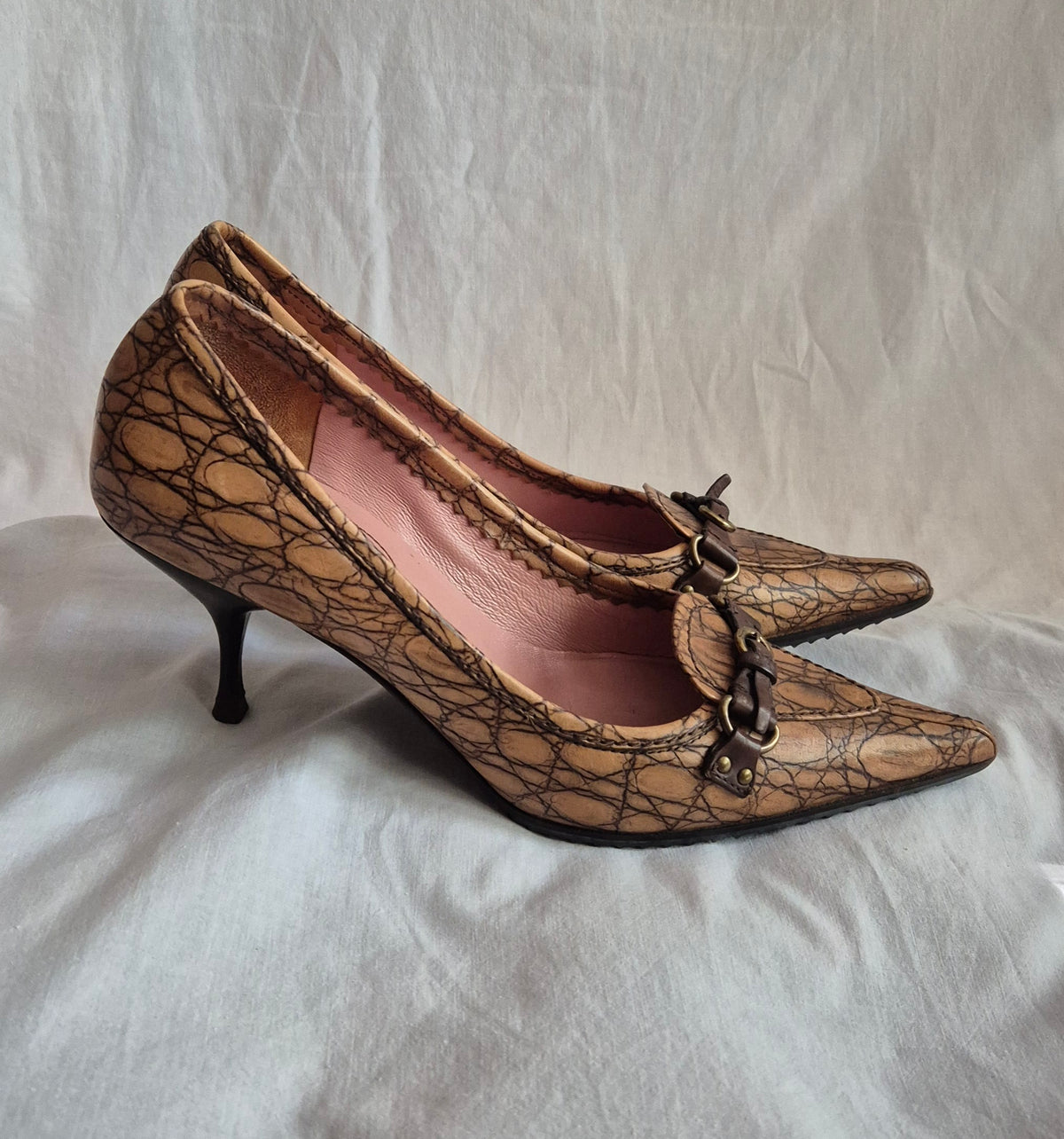 MIU MIU iconic vintage kožne cipele, 39/39.5