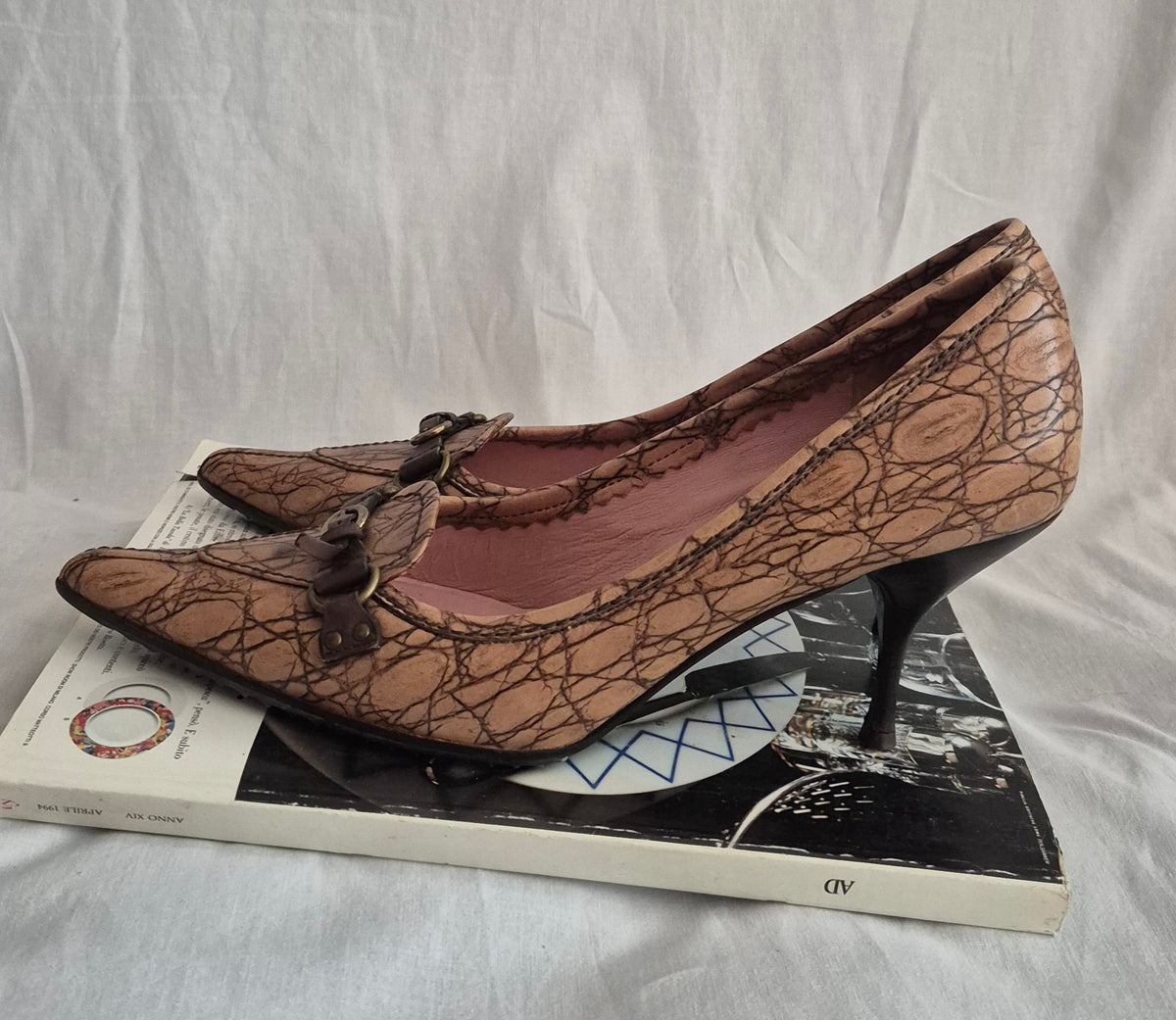 MIU MIU iconic vintage kožne cipele, 39/39.5