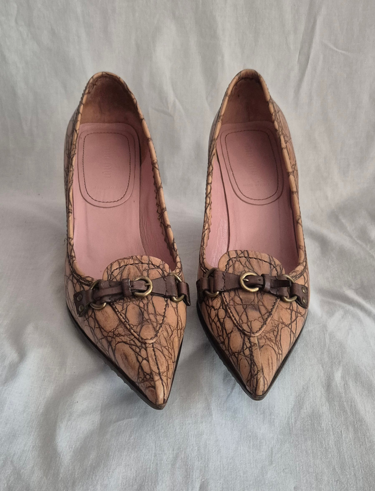 MIU MIU iconic vintage kožne cipele, 39/39.5
