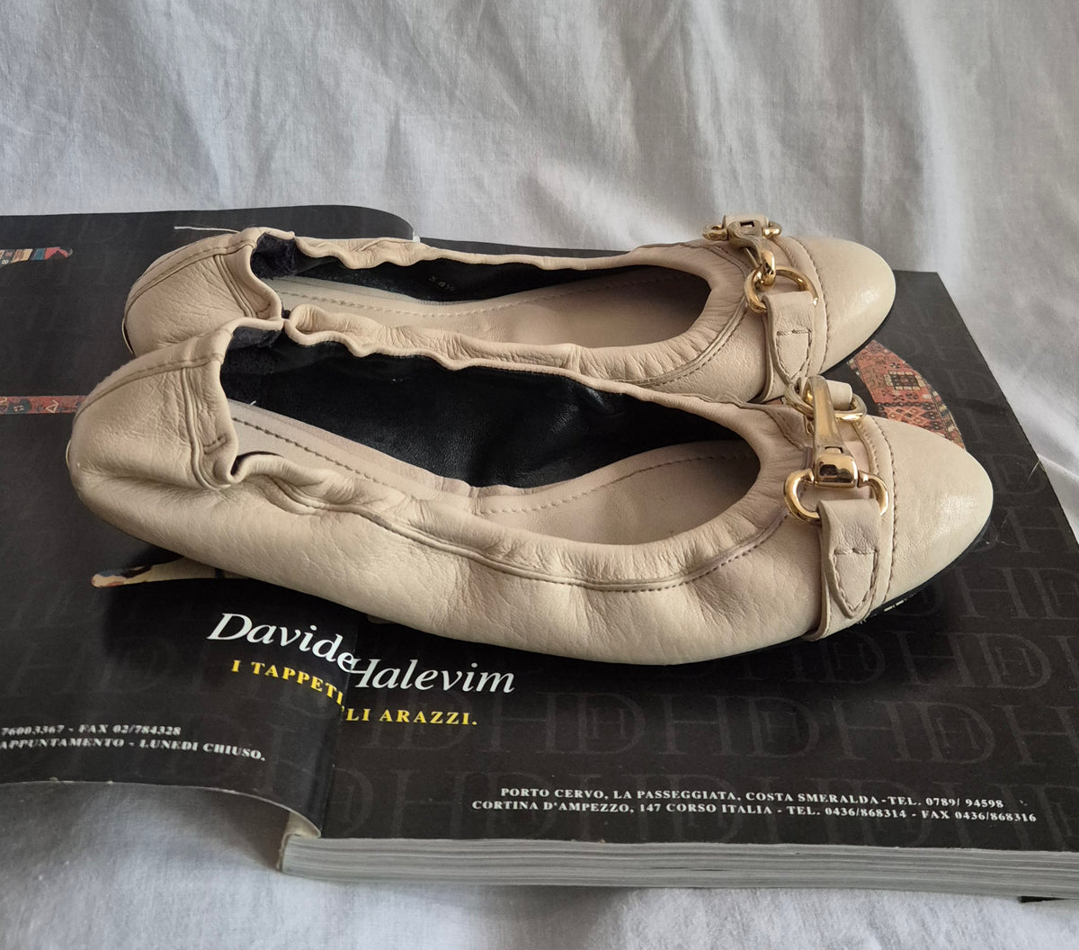 BURBERRY balerinke, koža, 38.5
