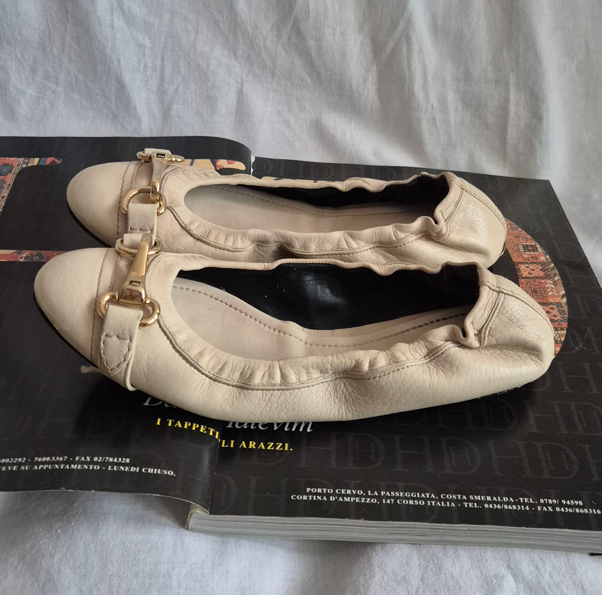 BURBERRY balerinke, koža, 38.5