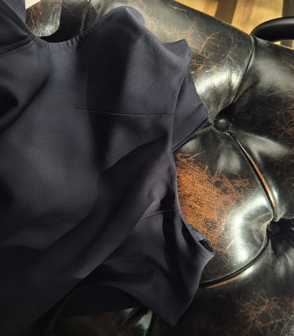 MASSIMO DUTTI tamnoplava haljina, nova