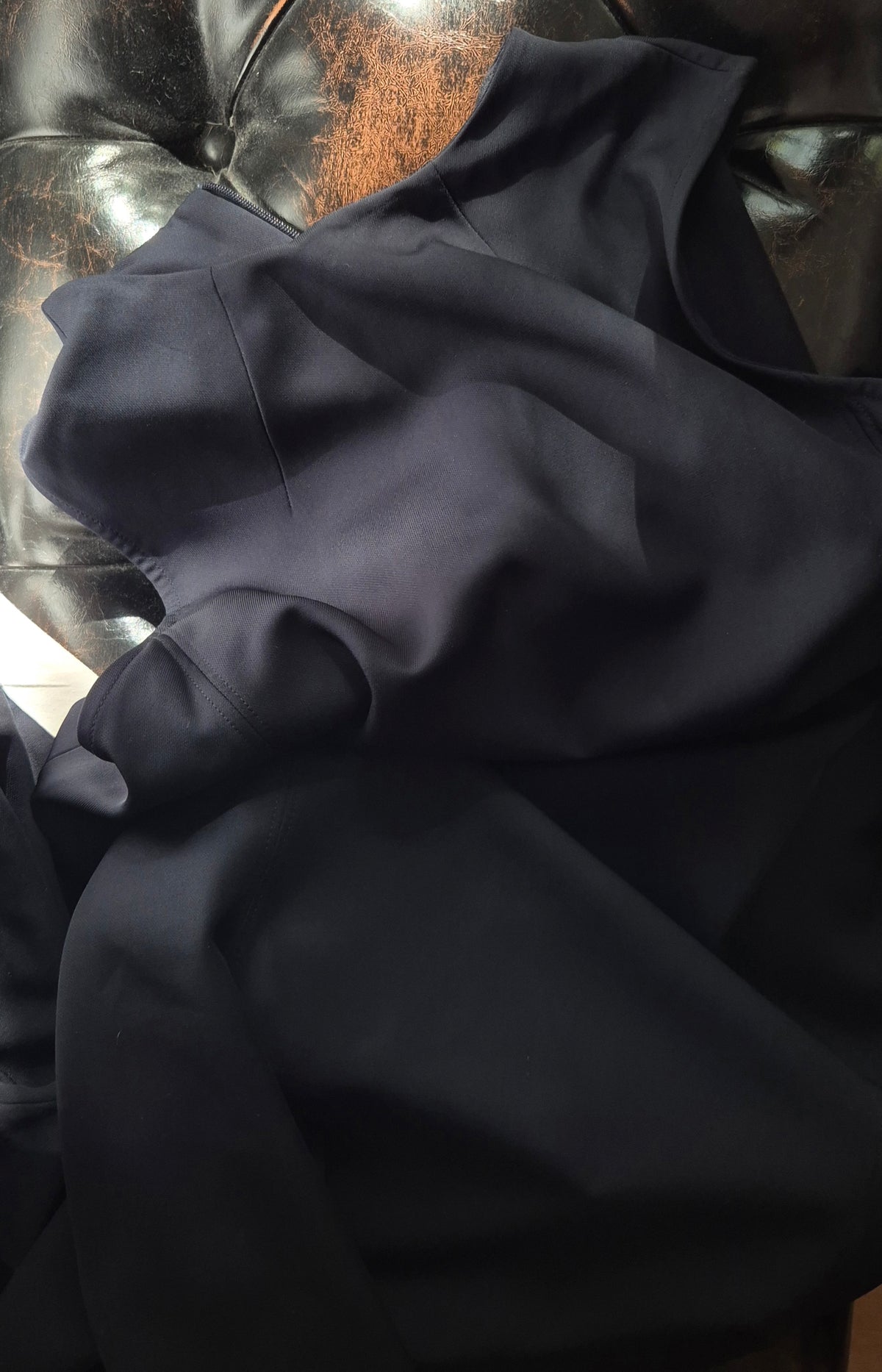 MASSIMO DUTTI tamnoplava haljina, nova