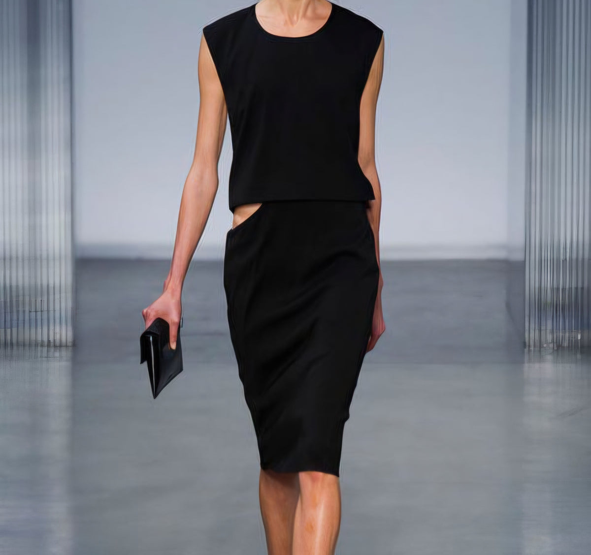 HELMUT LANG cut out haljina, nova (s etiketom)