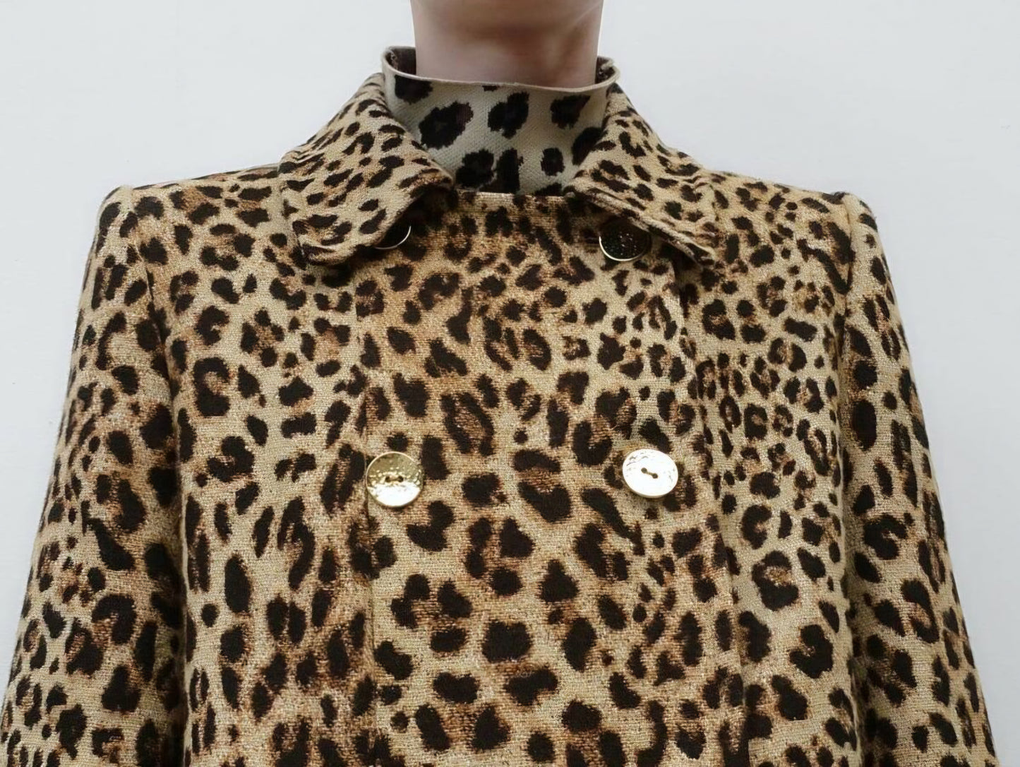 ZARA leopard mantil/lagani kaput