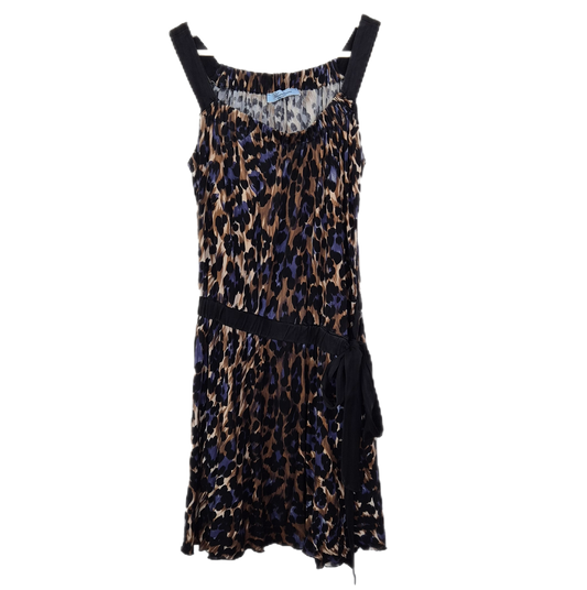 BLUMARINE leopard haljina, 100% svila