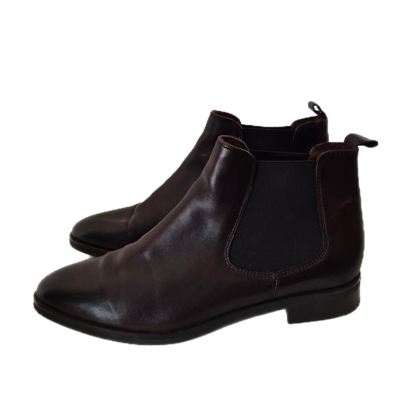 WALKING chelsea boots, tamnosmeđe, koža, broj 40