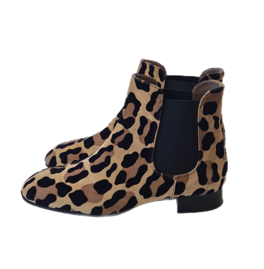 ROSSI čizme, brušena koža leopard uzorka, broj 39