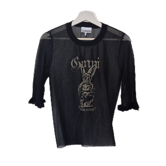 GANNI mesh top, novi 🖤