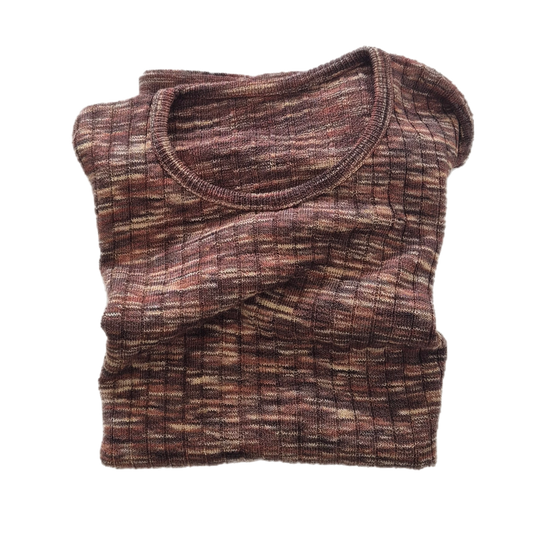 šatirani pleteni top/T-shirt