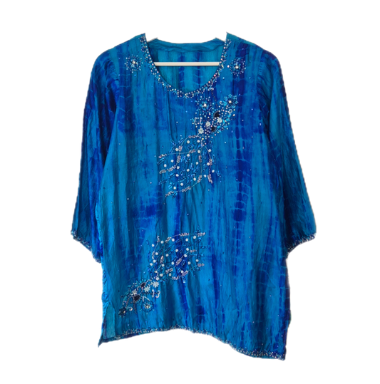 bluza s perlicama, svila
