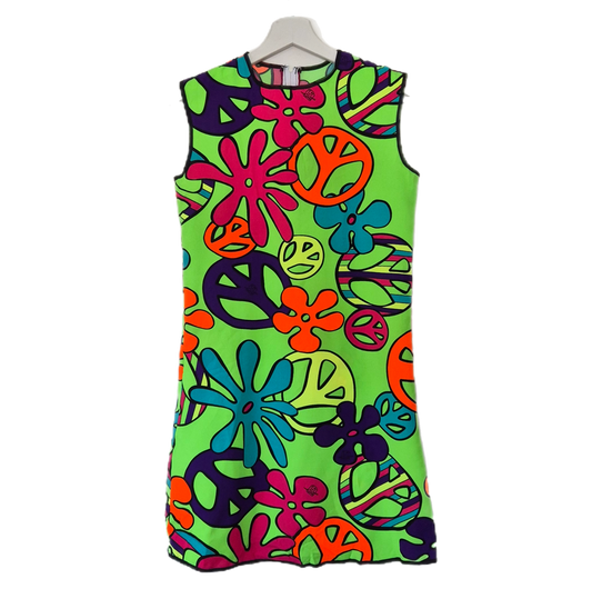 vintage haljina fantastičnog uzorka ☮️✌️💜