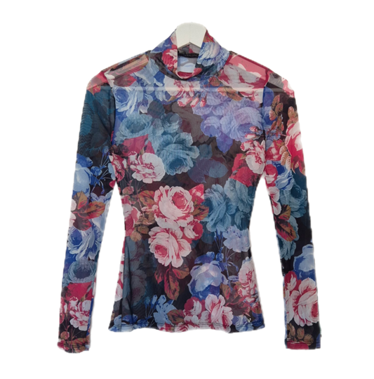 GUESS mesh top/majica cvjetnog uzorka