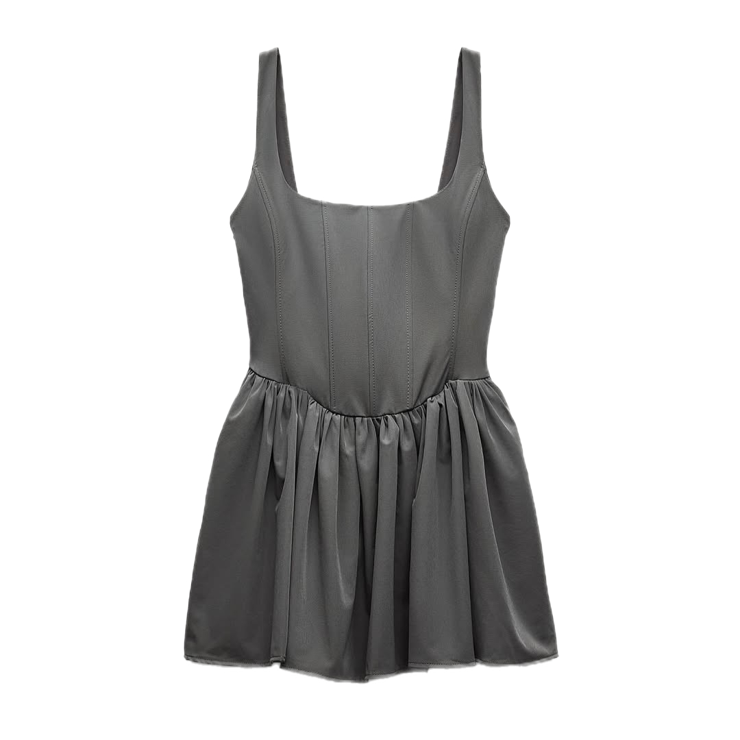 ZARA siva haljina, nova (s etiketom)