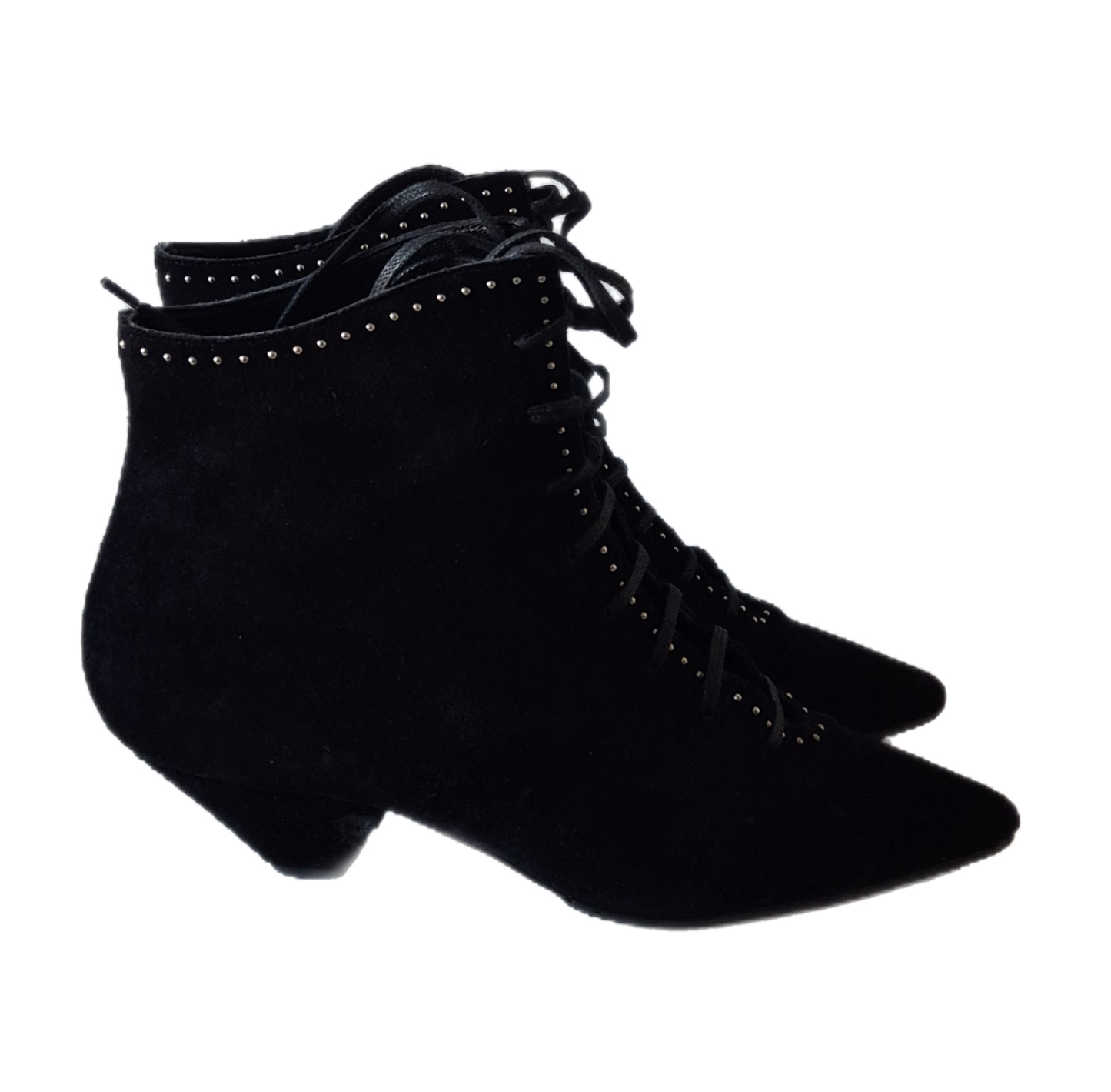 SAINT LAURENT čizme, brušena koža, 38.5