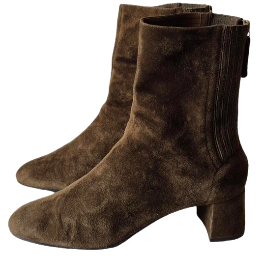 AQUAZZURA čizme, brušena koža, broj 38