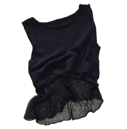 crni mrežasti top, novo 🖤