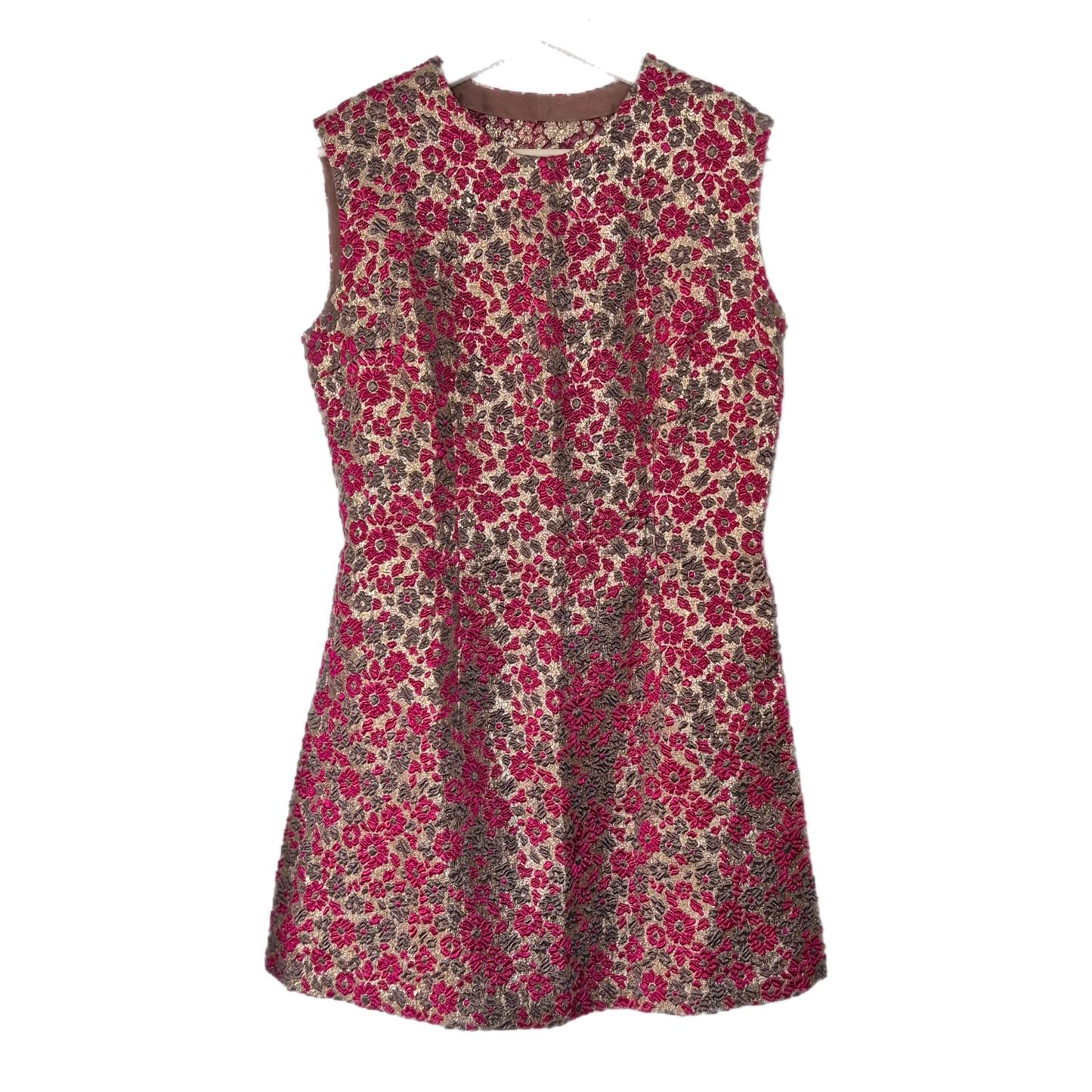 very vintage handmade haljina od predivnog žakara, nova