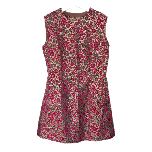 very vintage handmade haljina od predivnog žakara, nova