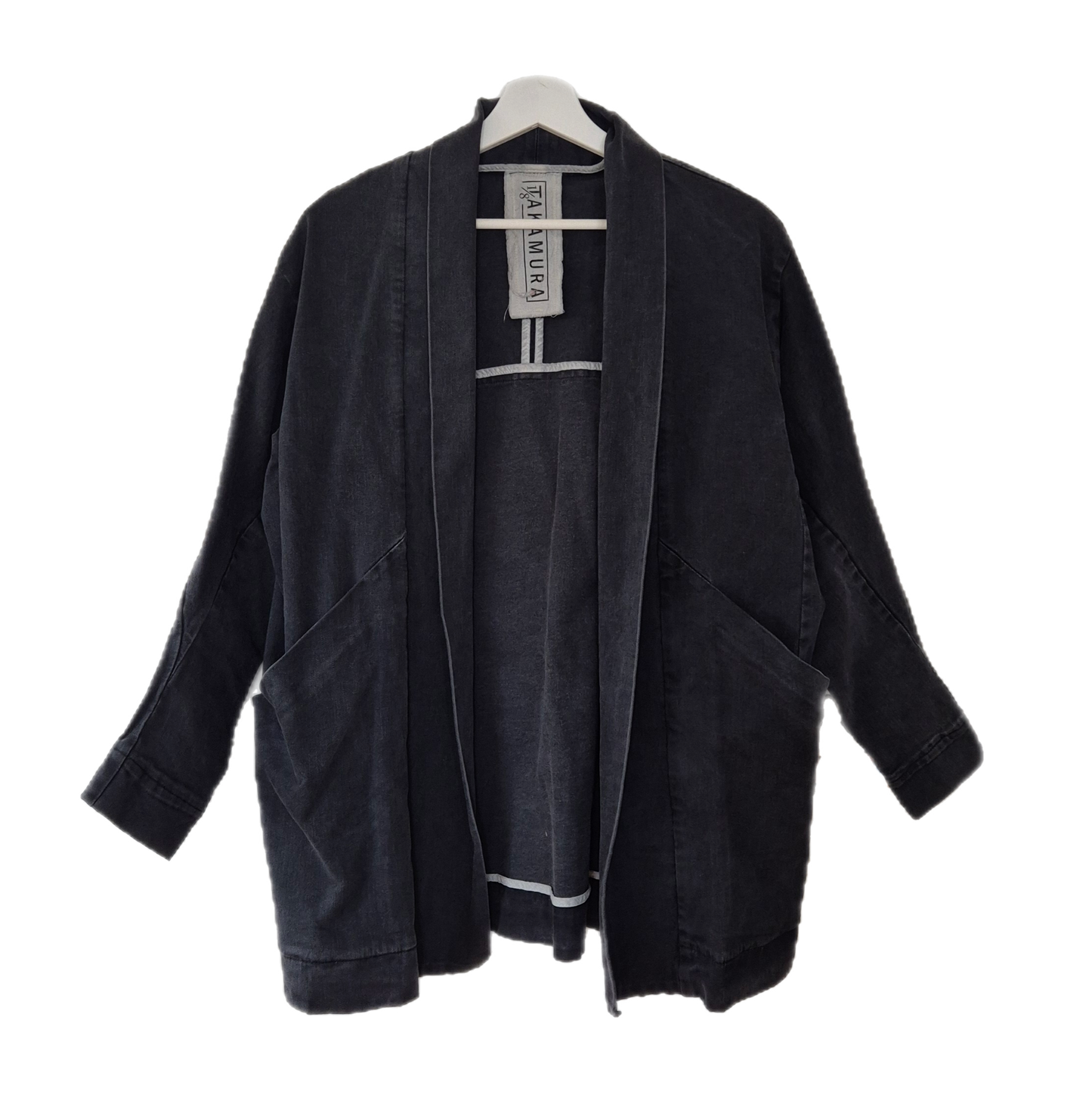 1/8 TAKAMURA meksička dizajnerska traper jakna kimono kroja, nova