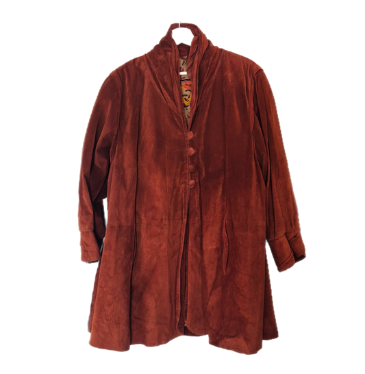 savršena 80s vintage jakna od brušene kože