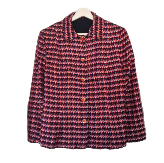 very vintage tweed jakna, vuna
