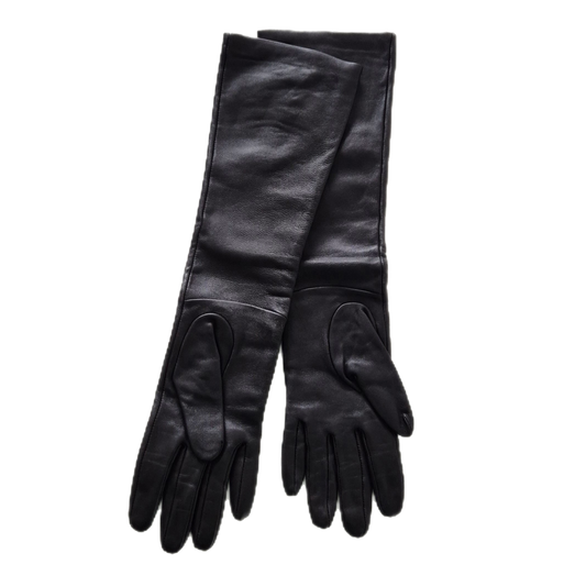 COS duge tamnosmeđe kožne rukavice, nove