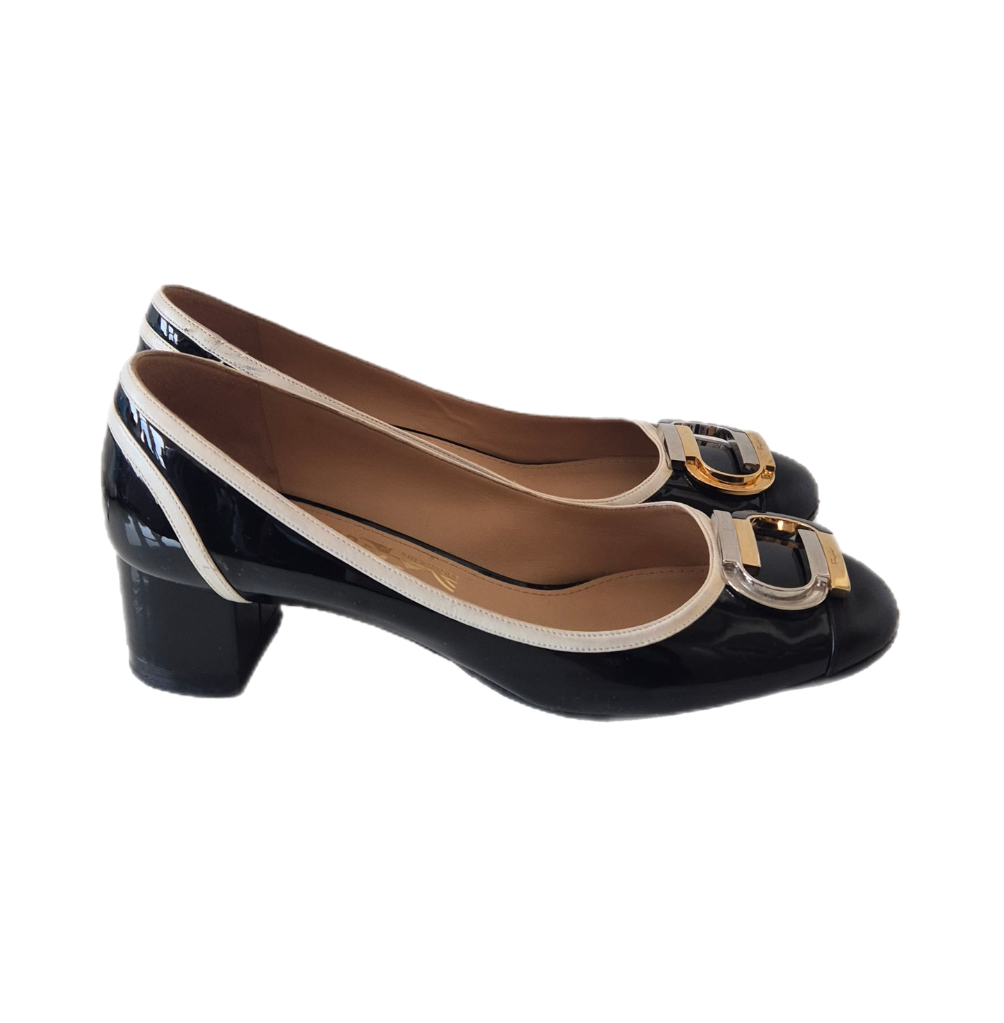 SALVATORE FERRAGAMO cipele, lak koža